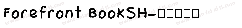 Forefront BookSH字体转换